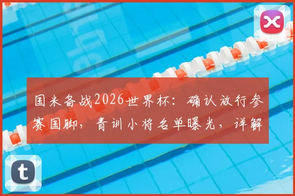 国米备战2026世界杯：确认放行参赛国脚，青训小将名单曝光，详解人员轮换策略
